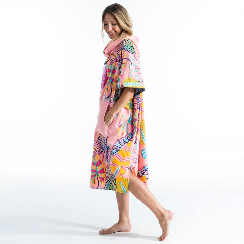 PONCHO SURF 500 ADULTE Print Cala 4 PONCHO SURF 500 ADULTE Print Cala – Image 4