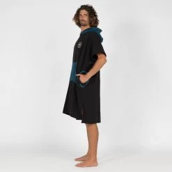 Poncho Surf Adulte - 500 Noir -Board Zone Soldes poncho surf adulte 500 noir 4