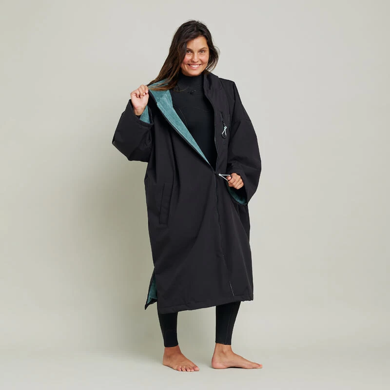 Poncho Surf Adulte - 950 Noir 2 Poncho Surf Adulte - 950 Noir – Image 2