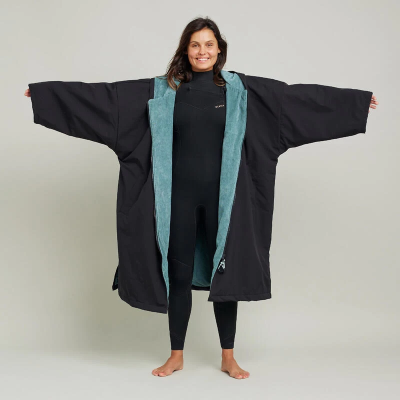 Poncho Surf Adulte - 950 Noir 3 Poncho Surf Adulte - 950 Noir – Image 3