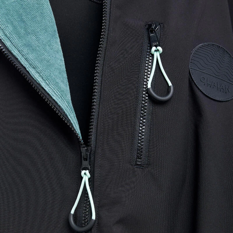 Poncho Surf Adulte - 950 Noir 6 Poncho Surf Adulte - 950 Noir – Image 6