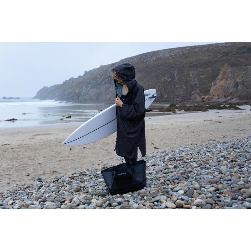 Poncho Surf Adulte - 950 Noir 10 Poncho Surf Adulte - 950 Noir – Image 10