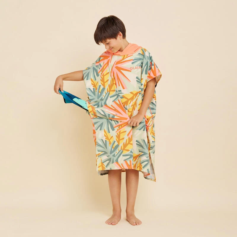 Poncho Surf Enfant 135 à 160 Cm - 550 Jungle 5 Poncho Surf Enfant 135 à 160 Cm - 550 Jungle – Image 5