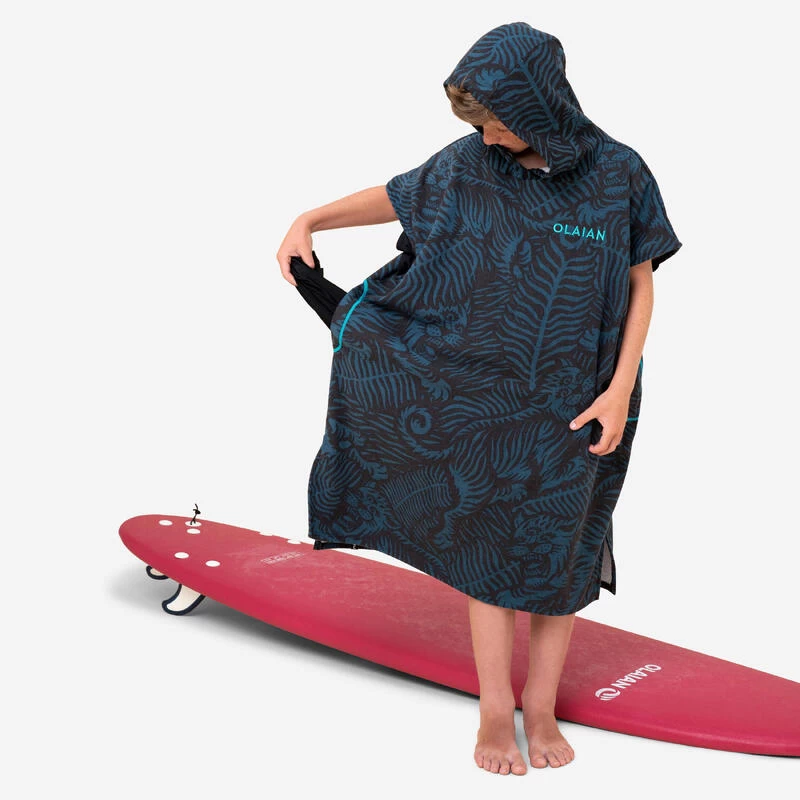 Poncho Surf Enfant 135 à 160 Cm - 550 Tiger 1 Poncho Surf Enfant 135 à 160 Cm - 550 Tiger