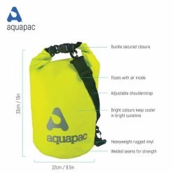 Aquapac Sac étanche 15L Heavyweight Avec Bandoulière Vert Acide 7 Aquapac Sac étanche 15L Heavyweight Avec Bandoulière Vert Acide -Board Zone Soldes sac etanche 15l heavyweight avec bandouliere vert acide 2