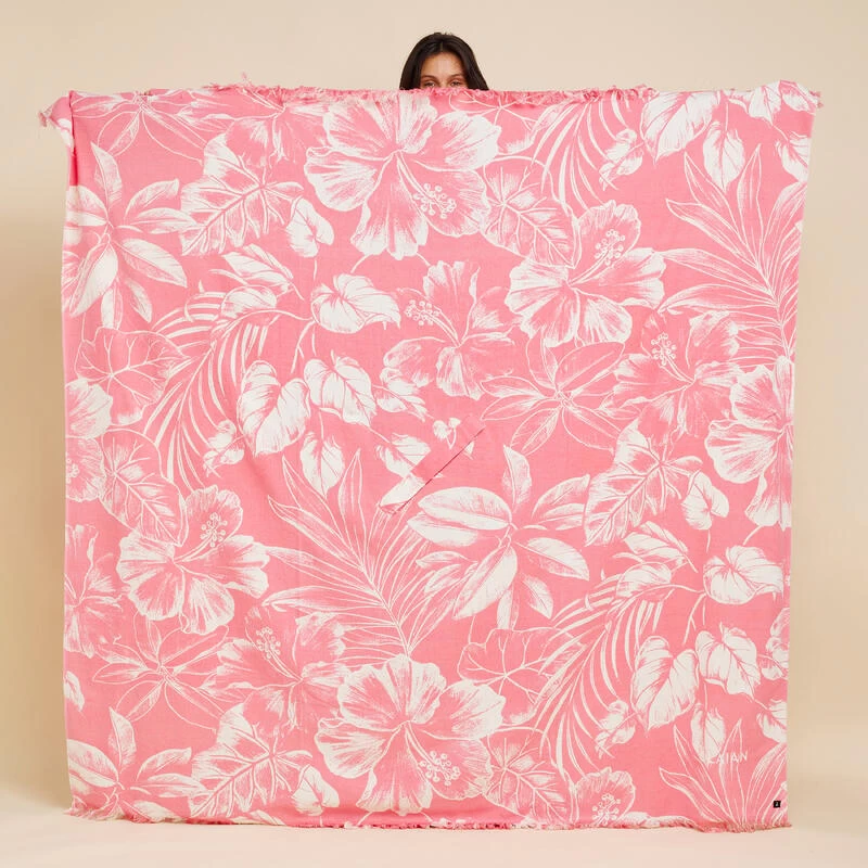 SERVIETTE PONCHO XXL Hawaian 190x190 Cm 4 SERVIETTE PONCHO XXL Hawaian 190x190 Cm – Image 4