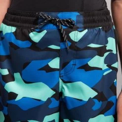 SHORT DE BAIN 500 BLEU CAMO 11 SHORT DE BAIN 500 BLEU CAMO -Board Zone Soldes short de bain 500 bleu camo 2