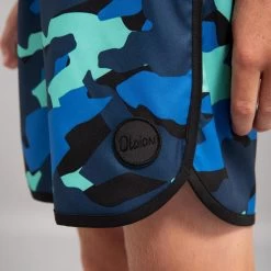 SHORT DE BAIN 500 BLEU CAMO 13 SHORT DE BAIN 500 BLEU CAMO -Board Zone Soldes short de bain 500 bleu camo 4