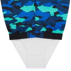 SHORT DE BAIN 500 BLEU CAMO 14 SHORT DE BAIN 500 BLEU CAMO -Board Zone Soldes short de bain 500 bleu camo 5