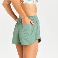 Short De Bain Femme - Tini Kaki 5 Short De Bain Femme - Tini Kaki -Board Zone Soldes short de bain femme tini kaki 2