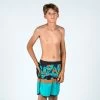 Short De Bain Garçon - 500 Memphis Vert