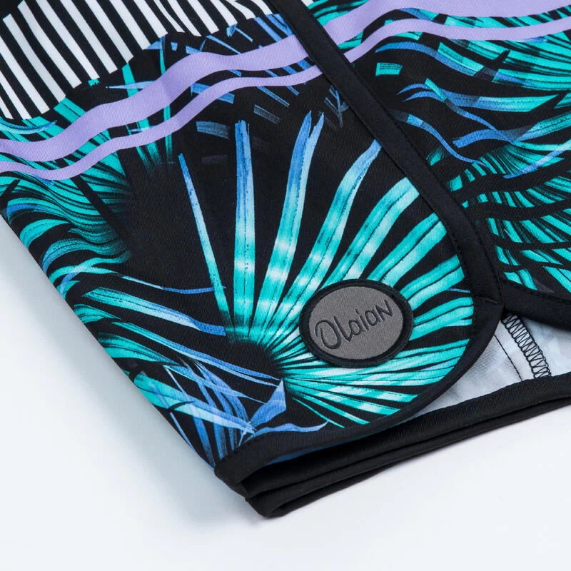 Short De Bain Garçon - 500 Palmsand Noir 4 Short De Bain Garçon - 500 Palmsand Noir – Image 4