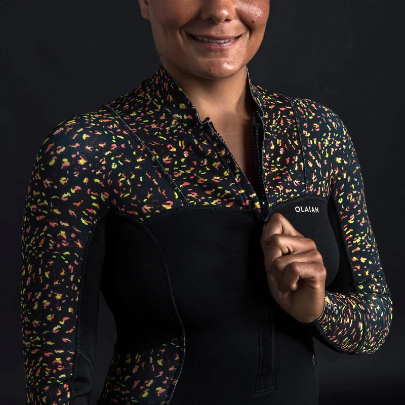 Shorty Culotte Manches Longues Front Zip LEO 5 Shorty Culotte Manches Longues Front Zip LEO – Image 5