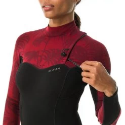 Shorty Manches Longues Femme Expert Néoprène Mousse 1.5 Mm Extra Souple Sans Zip -Board Zone Soldes shorty manches longues femme expert neoprene mousse 15 mm extra souple sans zip 5