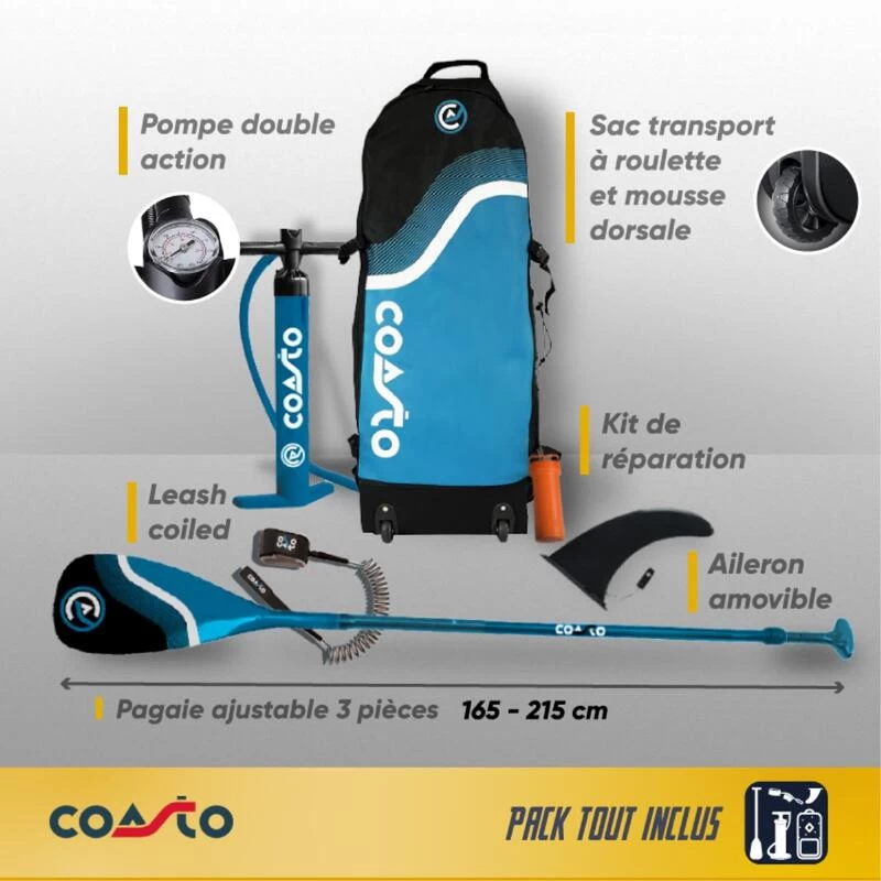 Stand Up Paddle Gonflable All-Round Argo Dropstitch TTS 335x84x15cm 11'x33"x6" 6 Stand Up Paddle Gonflable All-Round Argo Dropstitch TTS 335x84x15cm 11'x33"x6" – Image 6