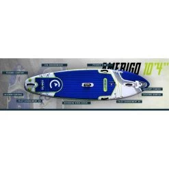 Stand Up Paddle Gonflable AllRound Amerigo Dropstitch TTS 315x84x15cm 10'4x33x6" -Board Zone Soldes stand up paddle gonflable allround amerigo dropstitch tts 315x84x15cm 104x33x6 4