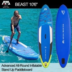 Board Zone Soldes -Board Zone Soldes stand up paddle gonflable beast 106 15cm depaisseur avec pompe pagaie 1