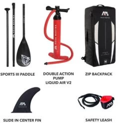 Aqua Marina Stand Up Paddle Gonflable – Beast 10'6" 15cm D'épaisseur Avec Pompe, Pagaie, -Board Zone Soldes stand up paddle gonflable beast 106 15cm depaisseur avec pompe pagaie 4