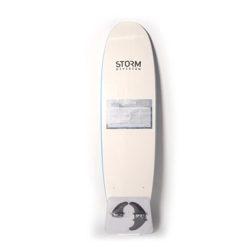 STORM DIVISION - Jetty Softboard - Planche De Surf En Mousse - 8'0 - Blue 2 STORM DIVISION - Jetty Softboard - Planche De Surf En Mousse - 8'0 - Blue – Image 2