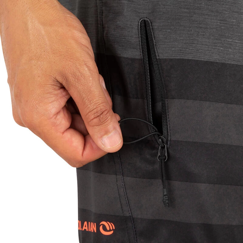 Surf Boardshort Court 500 Summer Black 5 Surf Boardshort Court 500 Summer Black – Image 5