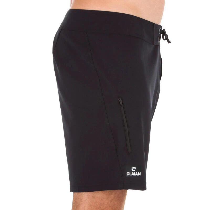Surf Boardshort Court 500 Uni Full Black 2 Surf Boardshort Court 500 Uni Full Black – Image 2