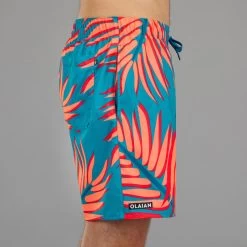 Surf Boardshort Standard 100 BIGPALM BLUE 9 Surf Boardshort Standard 100 BIGPALM BLUE -Board Zone Soldes surf boardshort standard 100 bigpalm blue 2