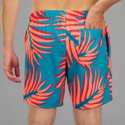 Surf Boardshort Standard 100 BIGPALM BLUE 10 Surf Boardshort Standard 100 BIGPALM BLUE -Board Zone Soldes surf boardshort standard 100 bigpalm blue 3
