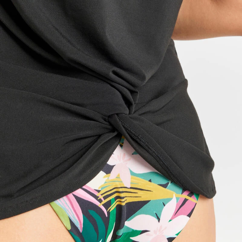 Tee Shirt Anti Uv Manches Courtes Femme - Emily Noir 4 Tee Shirt Anti Uv Manches Courtes Femme - Emily Noir – Image 4