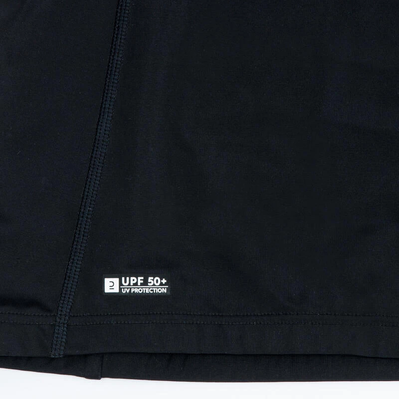 Tee Shirt Anti Uv Manches Longues Garçon - 500 Vortex Noir 4 Tee Shirt Anti Uv Manches Longues Garçon - 500 Vortex Noir – Image 4