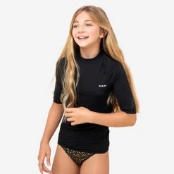 Top Solaire Anti UV Junior Noir