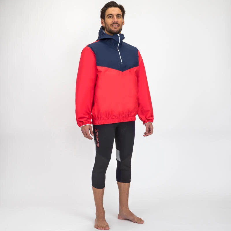 Tribord Vareuse Coupe-vent Voile Adulte Dinghy 100 Rouge/bleu 2 Tribord Vareuse Coupe-vent Voile Adulte Dinghy 100 Rouge/bleu – Image 2