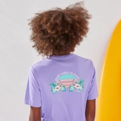 Water Tee Shirt Junior Manche Courte Ibiscus Violet 11 Water Tee Shirt Junior Manche Courte Ibiscus Violet -Board Zone Soldes water tee shirt junior manche courte ibiscus violet 4
