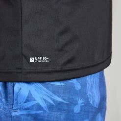 WATER TEE SHIRT Top Anti UV Surf Manches Courtes Homme Noir 6 WATER TEE SHIRT Top Anti UV Surf Manches Courtes Homme Noir -Board Zone Soldes water tee shirt top anti uv surf manches courtes homme noir 2